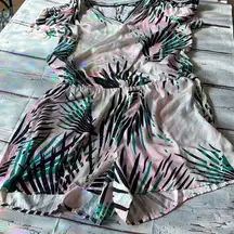 PROJECT RUNWAY TROPICAL SHORTS ROMPER