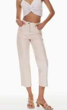 Aritzia  Wilfred Vin Cris Melina High Rise Straight Leg Cropped Pants 14 Tall