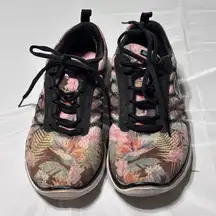 Skechers Women's Flex Appeal Floral Bloom 12061 Casual Comfort Sneaker Size 7.5