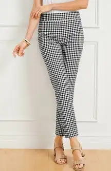 Talbots  Chatham Ankle Pants in Sunrise Gingham, Size 14 New w/Tag