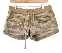 Vintage Y2K Old Navy Camo Low Rise Shorts Sz S