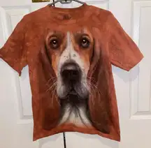 Basset Hound Tie-dye t-shirt