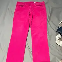 J Crew cord pink pants 30T
