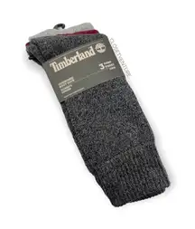 Cushioned Boot 3 Pairs Socks Grey Red Women’s One Size