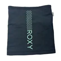 Roxy Unisex Black Neck Warmer Cowl Snood Scarf Fall Accessory Ski Snowboard