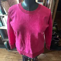 Lularoe hot pink crew neck Hannah cozy XS sweatshirt