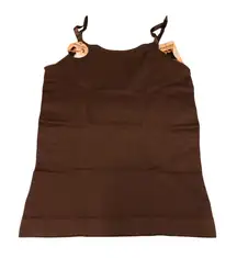 Shapermint All Day Every Day Scoop Neck Cami Chocolate Brown 4XL