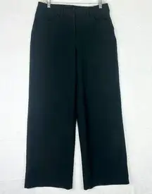 Lululemon City Sleek 5 Pocket Wide Leg High Rise Pant Light Utilitech Sz 8 Black