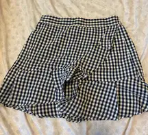 BNWT Sim & Sam navy gingham skirt 