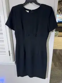 Brooks Brothers Classic Black Midi Dress