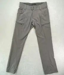 511 5.11 Tactical Pants Womens‎ 8 Gray Regular Cargo zip pockets - flaw