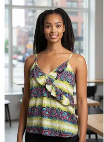 Peace Cake Women's Animal Print Multicolor Top