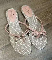 Kate Spade Pink Bow Sandals