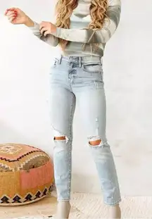 Willow + Root Ripped Jeans Distressed