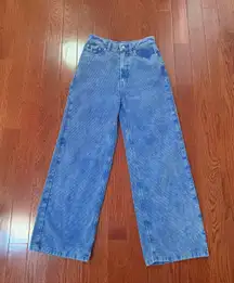 BDG Blue Corduroy Mom Jeans