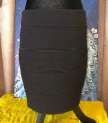 Loft Size M Charcoal Black Pencil Skirt