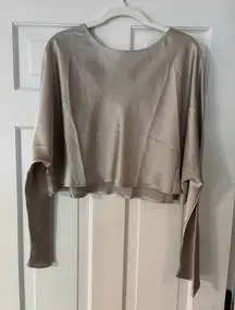 Pants store silk cropped top 