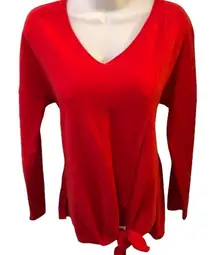 Soma Long Sleeve Tie Front Sweater
STYLE: 570279185 Size M Lounge Casual