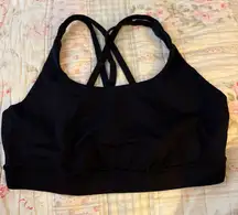 Lululemon Black Racerback Sports Bra