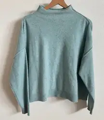 Pilcro Cashmere Alani Mock Neck Sweater Women's Medium