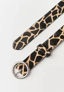 Cow Print Belt