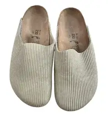 Ladies Birkenstock 230 36 L5 ribbed corduroy slides birkis
