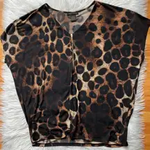 Leopard print blouse