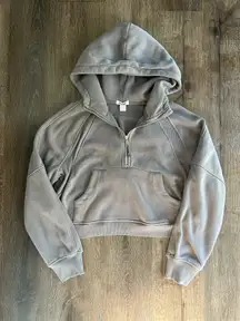 Oversized Half Zip Hoodie