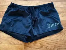 Juicy couture black sleep shorts medium