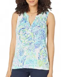Lilly Pulitzer Essie Floral Tank Top Size Medium