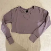 Lavender Waffle Long Sleeve