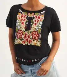 Anthropologie x Tiny NWT Embroidered Short Sleeve Top S ($120)