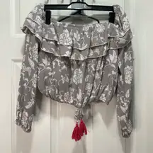 Altar’d State Off the Shoulders Boho Top Large