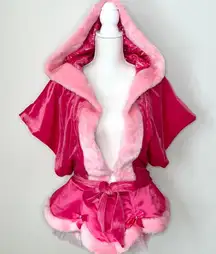Victoria’s Secret Santa Cape Costume Set