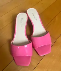 Pink kitten heels