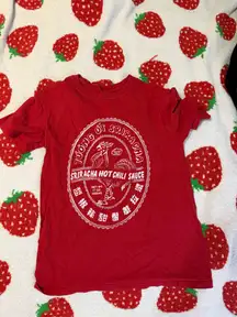 Sriracha Red Graphic Tee