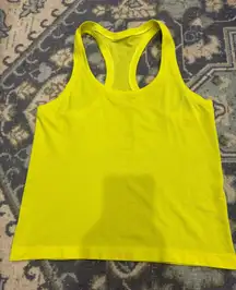 Highlighter Yellow Lululemon Swiftly Tech Tank Race Length 6