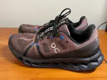 On Oncloud Cloudsurfer Women's Running Shoe Sneaker Black Maroon Cobalt W10