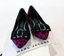 Marc Jacobs Pink Interlock Cheetah Pink Size 40