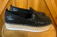 Gianni Bini Rhinestone platform Espadrilles size 8.5M