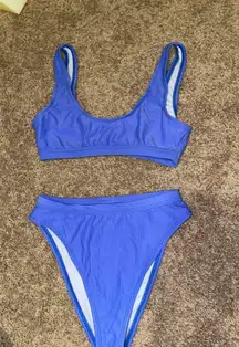 Blue swimsuit