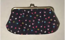 Old Navy Retro Floral Clutch Purse