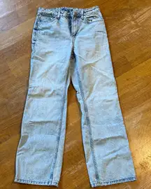 Zara Light Blue Denim Pants