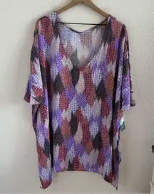 NWT Eidon Maeva Kaftan Muti Venice Cover Up Swim One Size