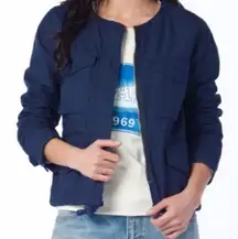 Navy Blue Utility Jacket