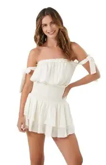 Forever 21 Off-White Romper 