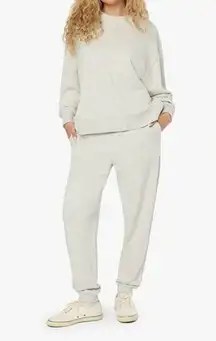 NWT WeWoreWhat High Rise Relaxed Slim Leg Fleece Joggers Pockets S Grey #3976