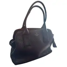 Kate Spade Womens Black Pebbled Leather Satchel Handbag SKU CS8096/F609685