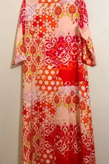 Natori Vibrant Multicolor Maxi Dress