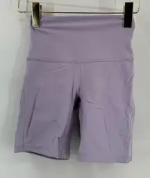 Lululemon align bike shorts in light purple size 2